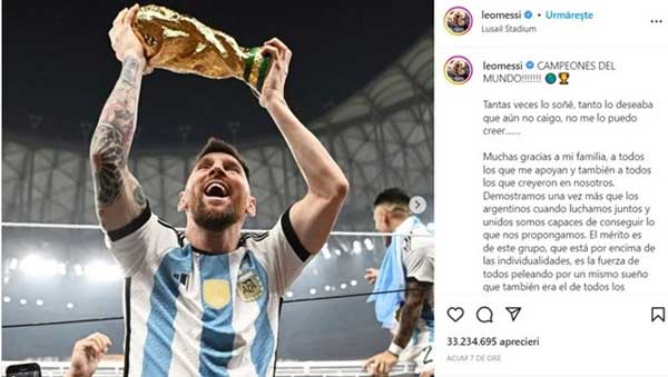 Messi viết tâm thư cảm ơn người hâm mộ tin tưởng đội tuyển Argentina-2