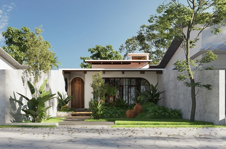 Những mẫu nhà ống 1 tầng 5x20m đẹp ngất ngây-1