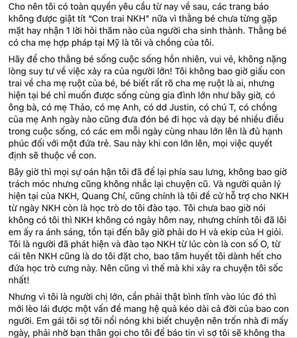 Thanh Thảo không cho gọi bé Jacky là con Ngô Kiến Huy, lần đầu làm rõ tin đồn gài bẫy học trò cũ-2
