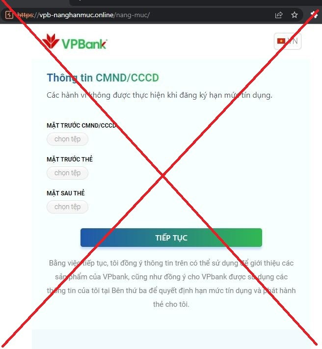 Chiêu lừa nâng cấp hạn mức thẻ tín dụng gia tăng dịp sát Tết-1