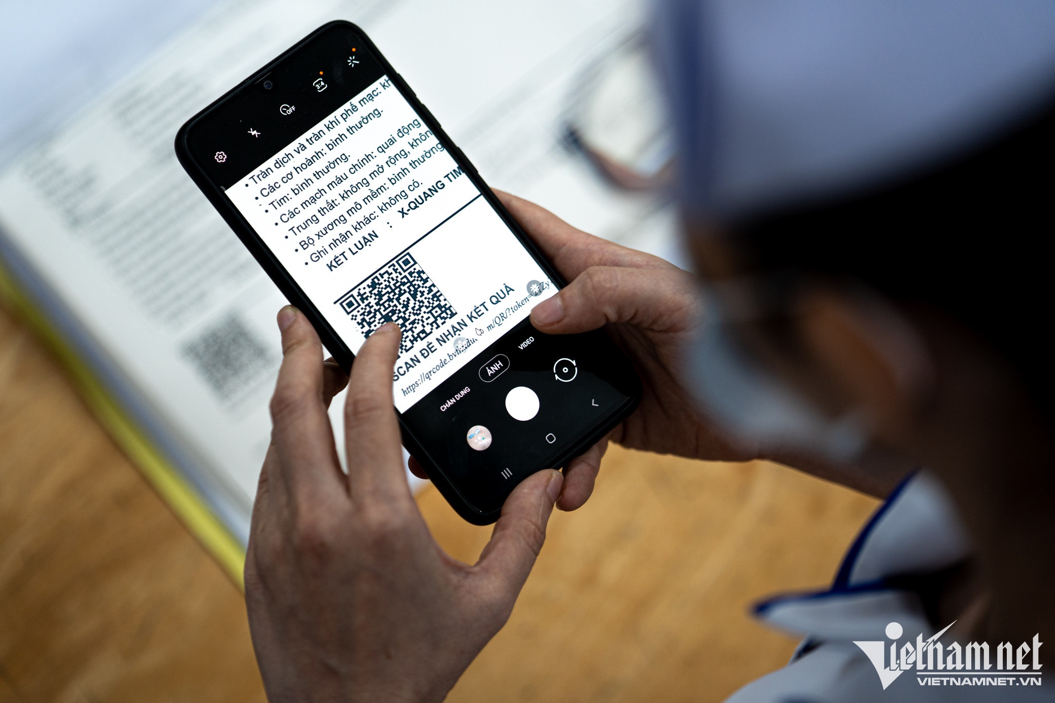 Nhận kết quả khám bệnh bằng mã QR-11