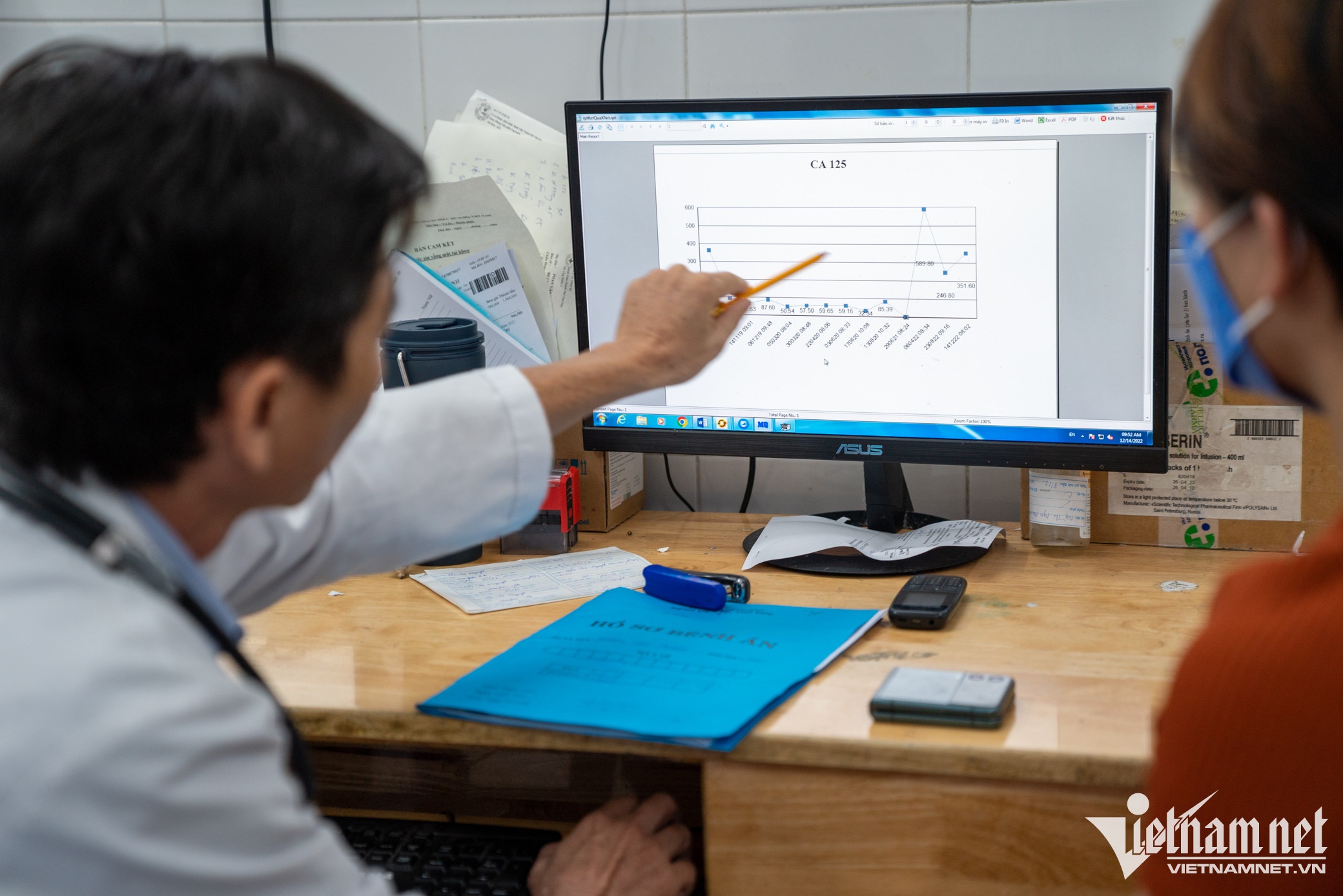 Nhận kết quả khám bệnh bằng mã QR-15