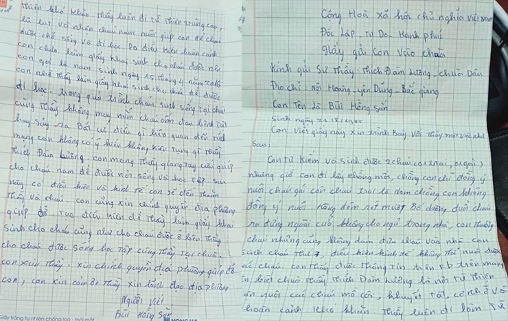 Bé trai được mẹ gửi vào chùa kèm bức thư bố dượng không đồng ý nuôi-1