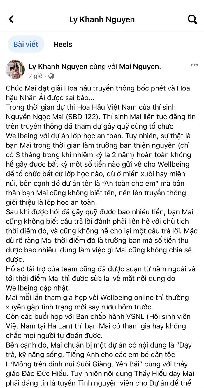 Người đẹp nhân ái của Hoa hậu Việt Nam bị tố nói sai sự thật, BTC xác minh đến cùng-3