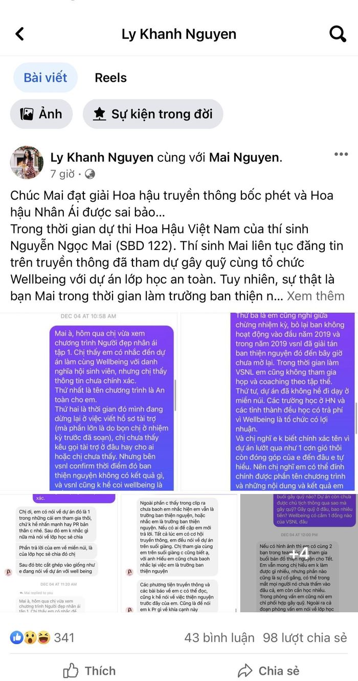 Người đẹp nhân ái của Hoa hậu Việt Nam bị tố nói sai sự thật, BTC xác minh đến cùng-2