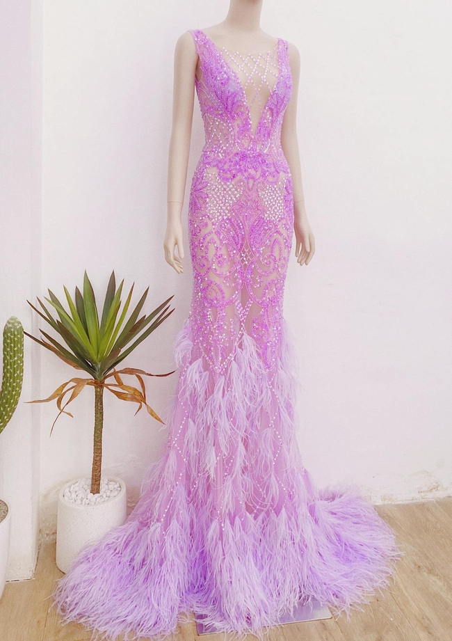 Đầm dạ hội của 2 Á hậu Hoa hậu Việt Nam 2022: Mỗi thiết kế trị giá gần 100 triệu-4