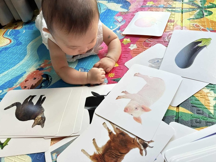 Thanh Vân Hugo cho ái nữ 6 tháng tuổi khám phá thế giới ngay trong phòng, dân mạng ồ lên cưng xỉu-5