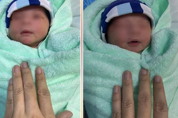 Bé sơ sinh bị bỏ rơi trước trụ sở UBND phường ở TP.HCM-1