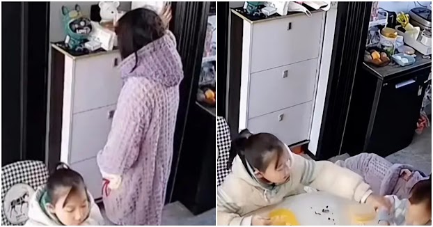 Mẹ ngất xỉu trước mặt nhưng 3 đứa trẻ vẫn dửng dưng ăn uống và hồi chuông báo động tới chính các bậc cha mẹ-1