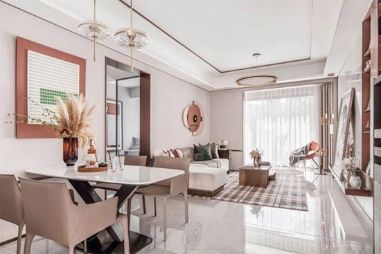 Căn hộ 75m2 phong cách mở với không gian trẻ trung, năng động nhưng vẫn không kém phần sang trọng và ấm áp