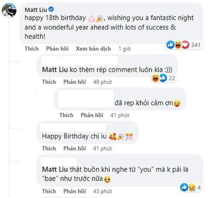 Matt Liu chúc mừng sinh nhật Hương Giang nhưng xóa vội?-3