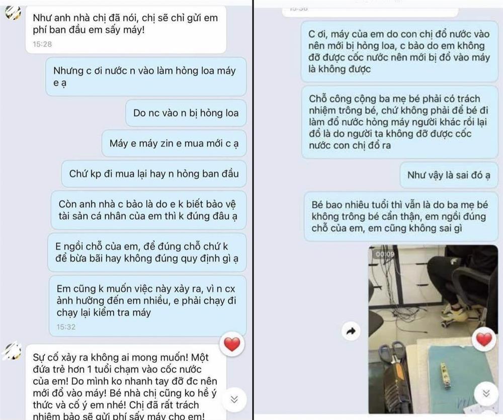 Con đổ nước hỏng laptop người lạ, bố mẹ gửi đơn kiện chủ nhân?-2