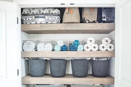 Mẹo sắp xếp tủ đồ lưu trữ gọn xinh trong tích tắc