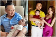 Chi Bảo chăm con cực khéo khi làm bố ở tuổi 50