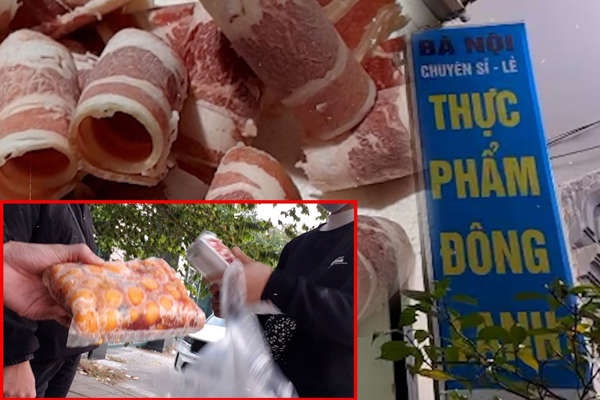 Thực phẩm đông lạnh bẩn đội lốt hàng công ty tuồn ra thị trường-1
