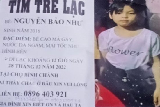 Công an đang tìm hai bé gái mất tích gần chợ Bình Chánh