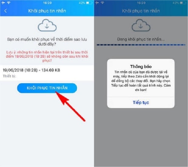 Cách khôi phục tin nhắn đã xóa trên Zalo trong nháy mắt, chồng ngoại tình chạy trời không thoát được tội-4
