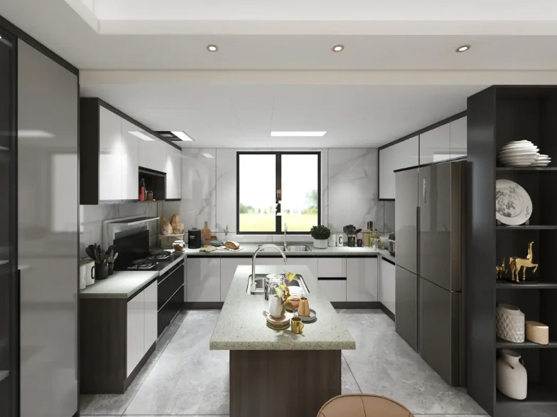 Muốn xây bếp mở nhưng lo khói dầu mỡ, làm cách nào để khắc phục?-2