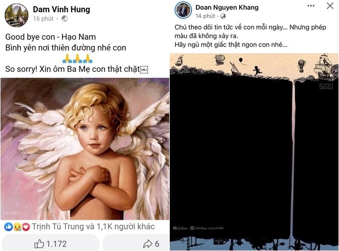Bé trai kẹt trong trụ bê tông tử vong, nhiều sao Việt gửi lời chia buồn đến gia đình-1