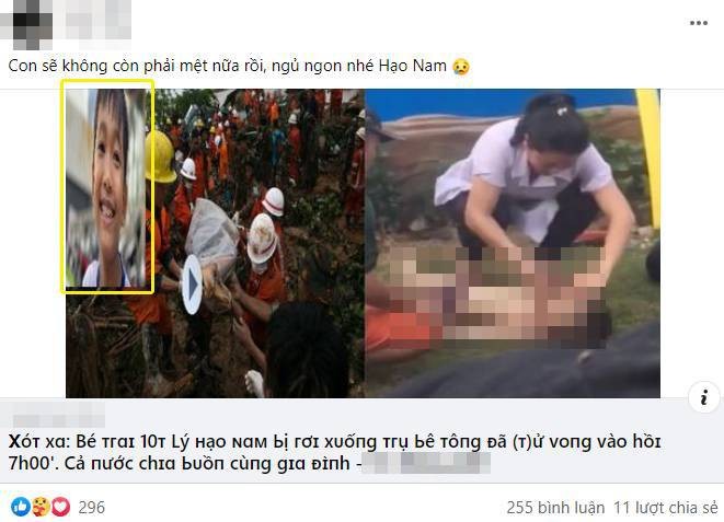 Cậu bé bị ghép ảnh vụ bé trai 10 tuổi lọt trụ bê tông 35m: Cô chú đừng đăng hình con lên nữa-3