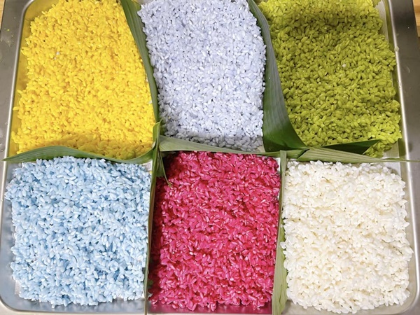 Bí quyết nấu xôi ngũ sắc hoàn toàn từ màu tự nhiên, vừa ngon sạch lại đẹp mắt-2