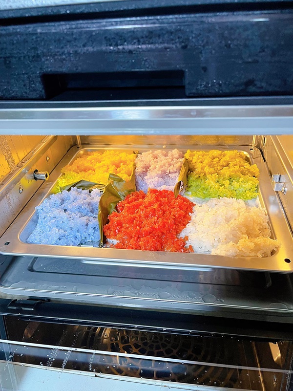 Bí quyết nấu xôi ngũ sắc hoàn toàn từ màu tự nhiên, vừa ngon sạch lại đẹp mắt-3