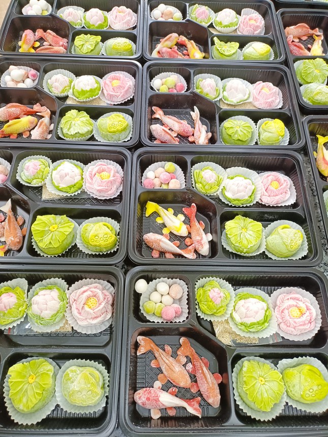 Đẹp mắt chè trôi nước nghệ thuật cúng rằm tháng Chạp-4