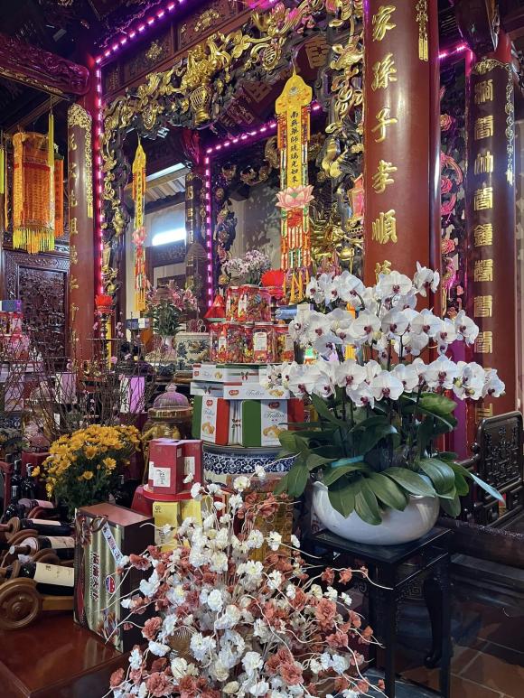 Việt phủ dát vàng của Vượng Râu ở Nam Định trang hoàng lộng lẫy, ngập sắc hoa đón Tết-5