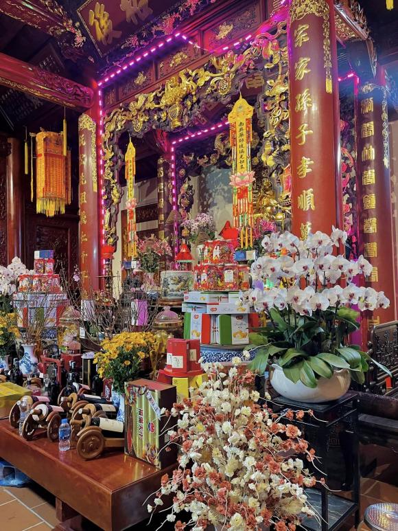 Việt phủ dát vàng của Vượng Râu ở Nam Định trang hoàng lộng lẫy, ngập sắc hoa đón Tết-7