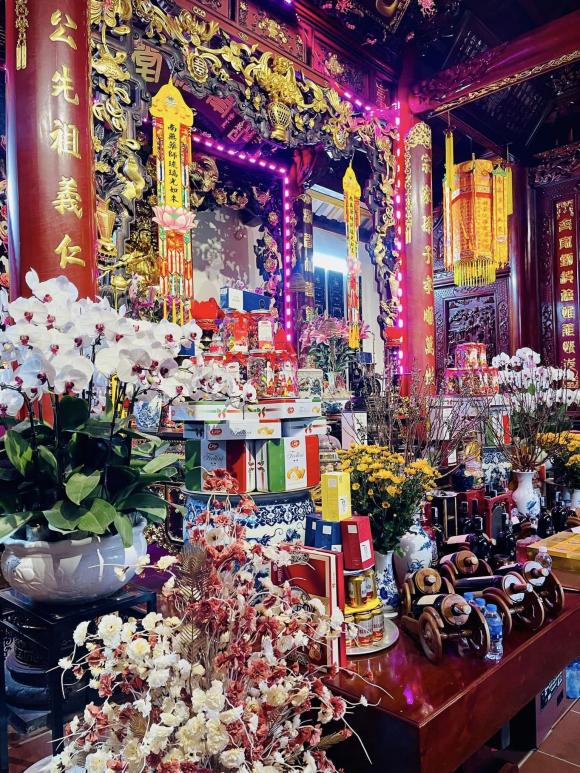 Việt phủ dát vàng của Vượng Râu ở Nam Định trang hoàng lộng lẫy, ngập sắc hoa đón Tết-8