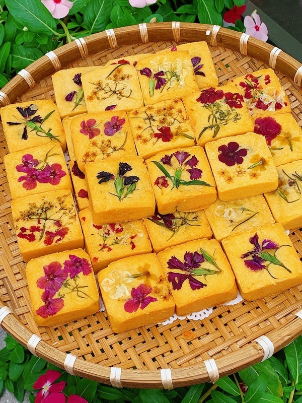 Tự làm bánh dứa hoa ngọt ngào, mềm tan dùng điểm tâm trà chiều hay biếu Tết đều phù hợp-5