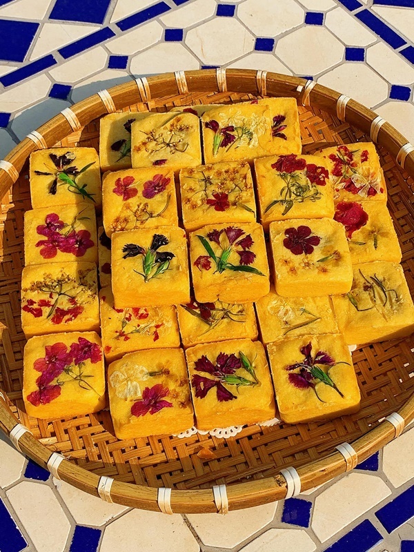 Tự làm bánh dứa hoa ngọt ngào, mềm tan dùng điểm tâm trà chiều hay biếu Tết đều phù hợp-6