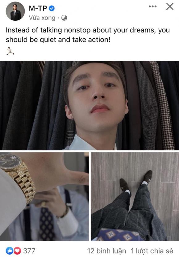 Sơn Tùng M-TP khoe diện mạo điển trai cùng outfit toàn đồ hiệu, riêng chiếc đồng hồ tiền tỷ gây sốt-3