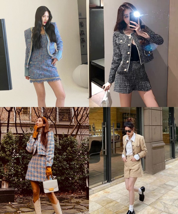 4 tuyệt chiêu để diện áo khoác tweed mà không sợ già chát-3