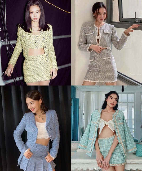 4 tuyệt chiêu để diện áo khoác tweed mà không sợ già chát-4