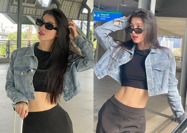 Body Á hậu Phương Nhi đạt cảnh giới mới: Crop top khoe vòng eo thít cổ chai-2