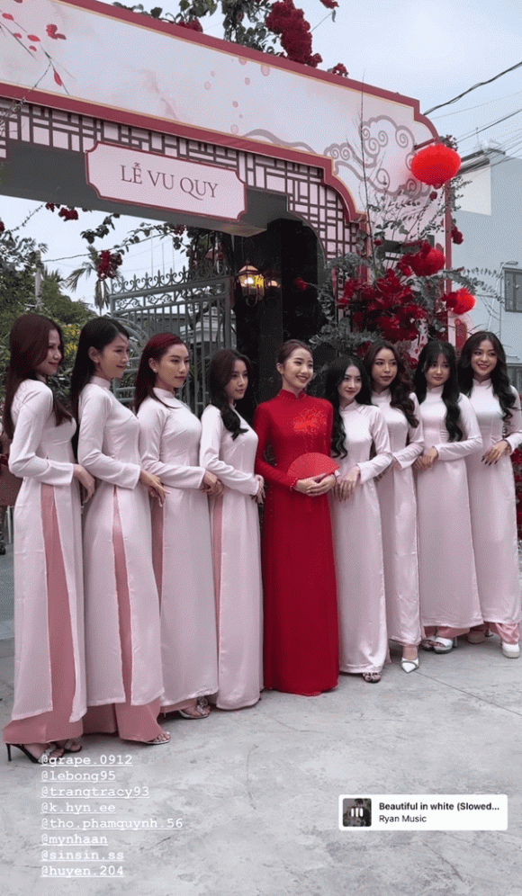 Hot girl Bắp cần bơ Thanh Tâm phát biểu kém duyên trong đám cưới của Huyền 204 và Bụt-2