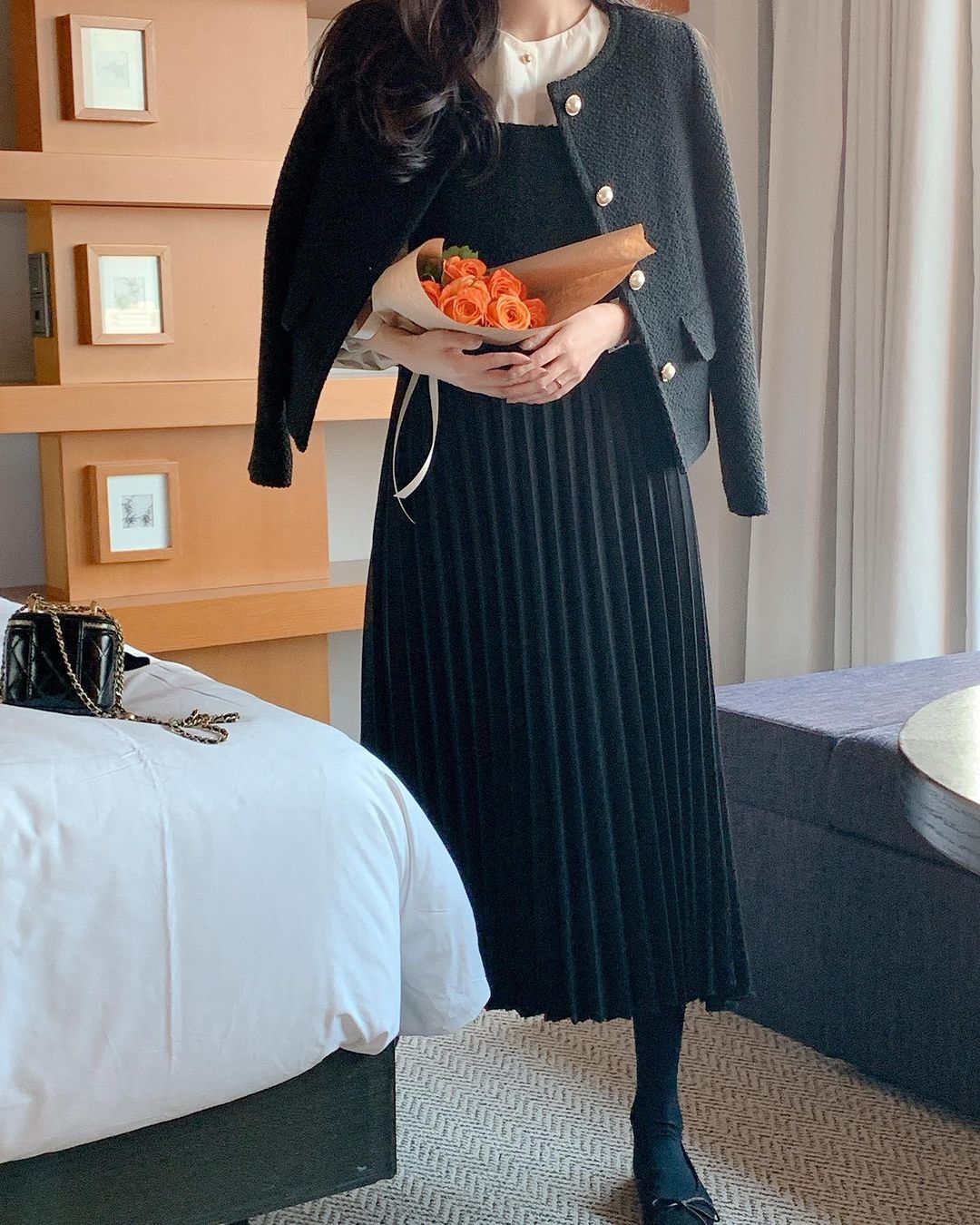 Áo khoác dạ dáng ngắn vừa sang chảnh lại tôn dáng cho nàng công sở-11