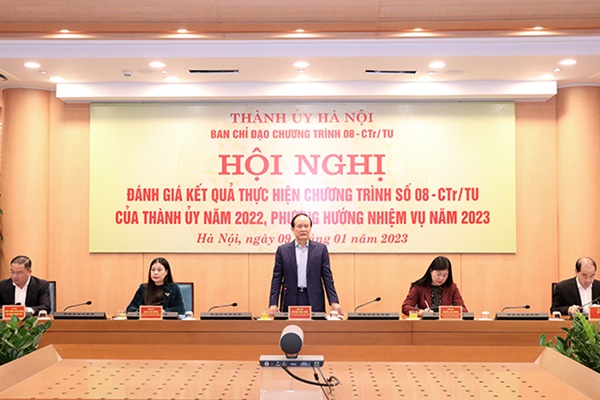 Ban Chỉ đạo Chương trình số 08-CTr/TU của Thành ủy triển khai nhiệm vụ năm 2023-1