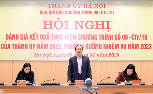 Ban Chỉ đạo Chương trình số 08-CTr/TU của Thành ủy triển khai nhiệm vụ năm 2023-4