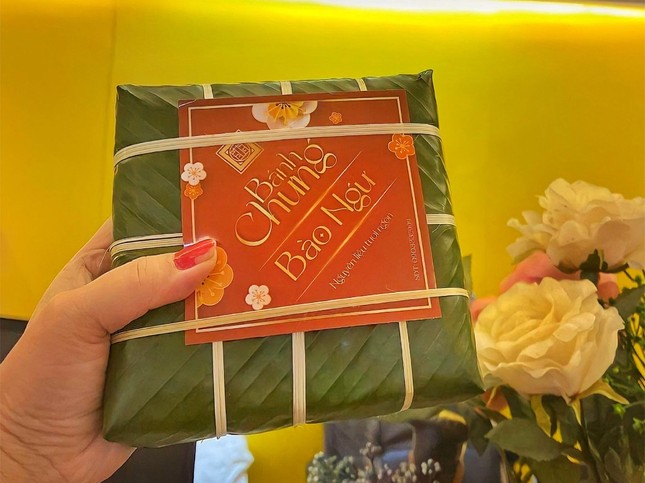 Mới lạ bánh chưng Tết vị caramel, nhân bào ngư-2