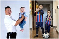 4 cậu con trai của MC Quang Minh làm bố dở khóc dở cười với đam mê bóng đá