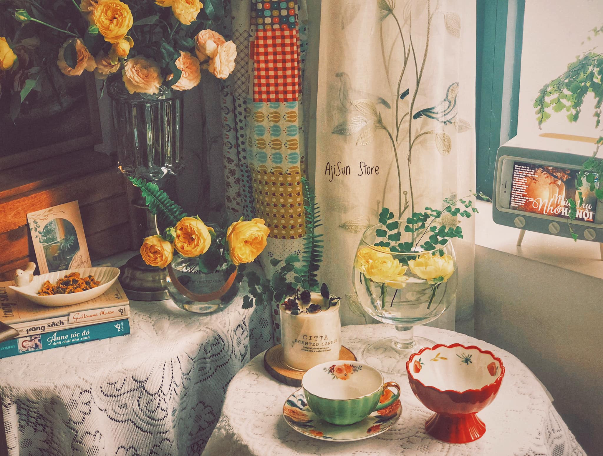 Tổ ấm ngập tràn hương sắc xuân, không gian mang đậm hơi thở vintage-5