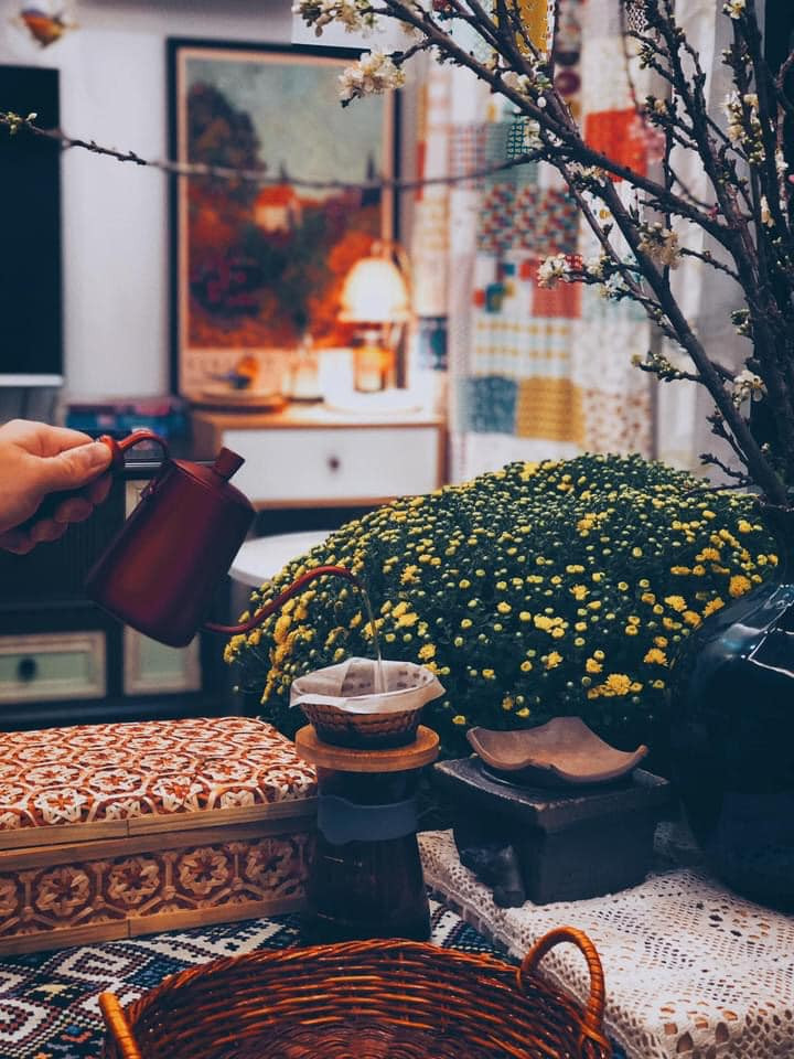 Tổ ấm ngập tràn hương sắc xuân, không gian mang đậm hơi thở vintage-21