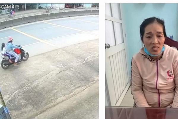 Người phụ nữ bắt cóc trẻ em ngay trước cổng trường-1