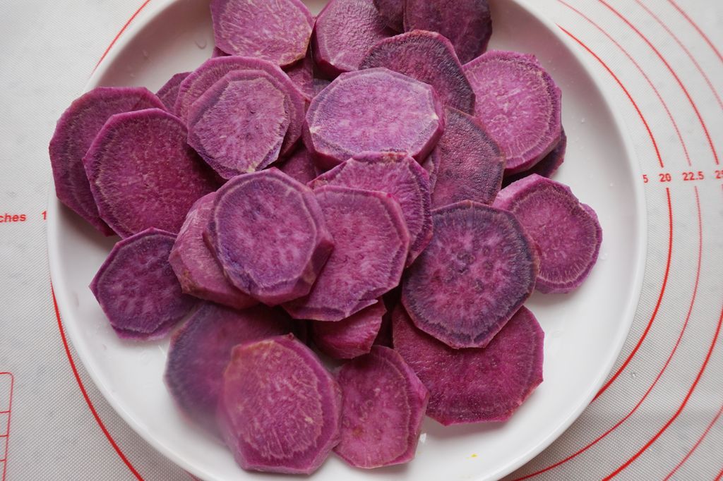 Cách làm bánh quy khoai lang tím-1