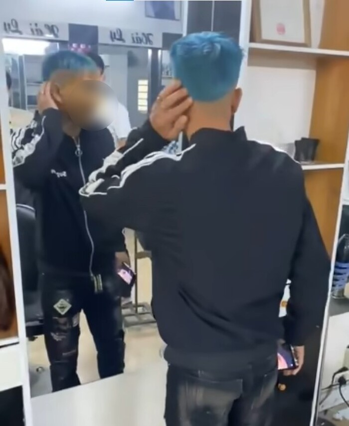 Làm tóc theo tài tử Hàn Quốc để đón Tết nhưng không giống, thanh niên đấm thợ cắt tóc: Tóc của tao đâu-2