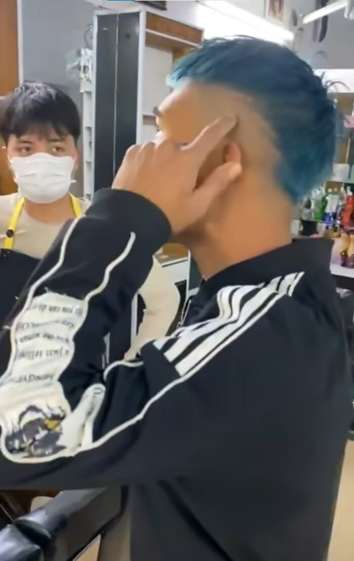 Làm tóc theo tài tử Hàn Quốc để đón Tết nhưng không giống, thanh niên đấm thợ cắt tóc: Tóc của tao đâu-3