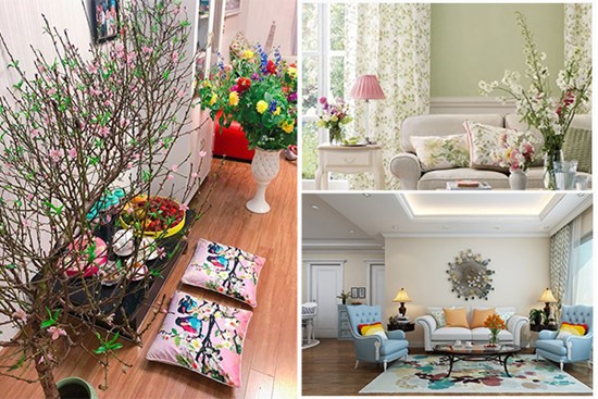 5 chiêu thiết kế nội thất đón Tết