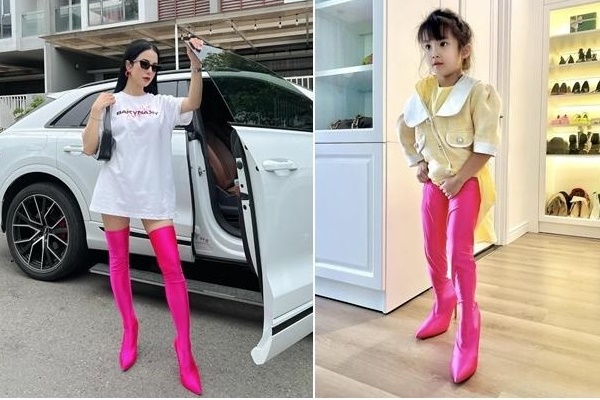 Diệp Lâm Anh nở nụ cười tươi rạng rỡ sau khi gặp lại con trai trong dịp Tết-5